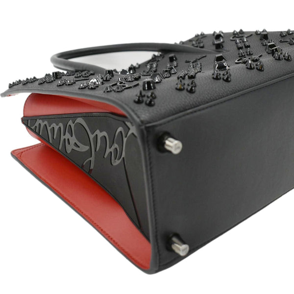 CHRISTIAN LOUBOUTIN Paloma Medium Leather Tote Bag Black