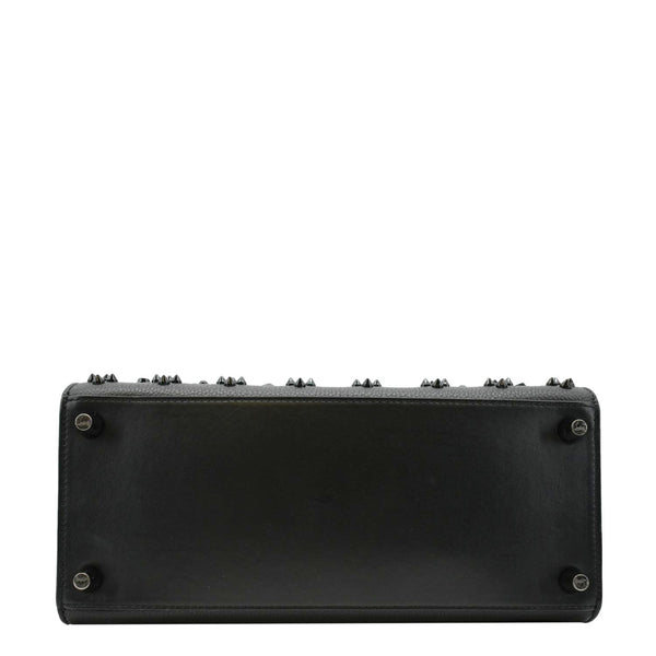 CHRISTIAN LOUBOUTIN Paloma Medium Leather Tote Bag Black