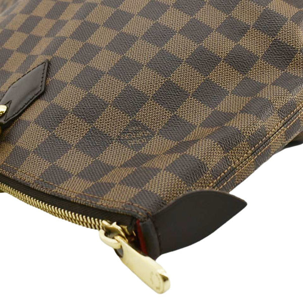 LOUIS VUITTON Saleya MM Damier Ebene Shoulder Bag Brown