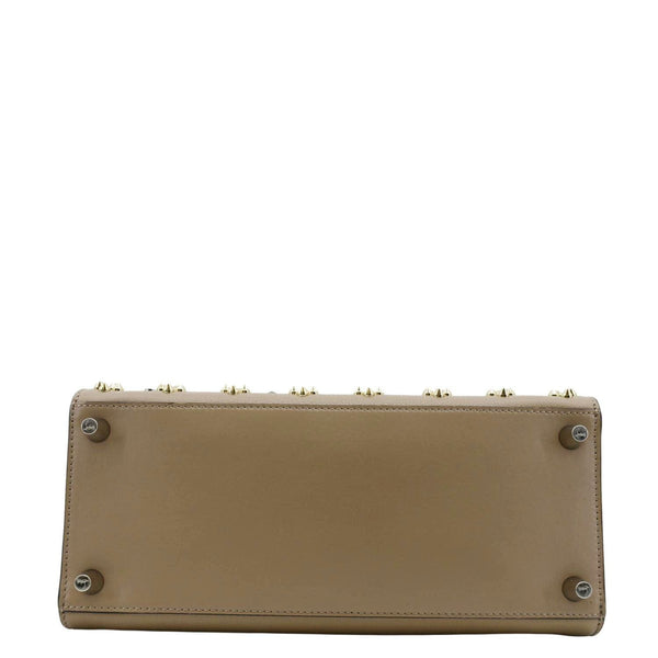 CHRISTIAN LOUBOUTIN Paloma Medium Leather Tote Bag Brown