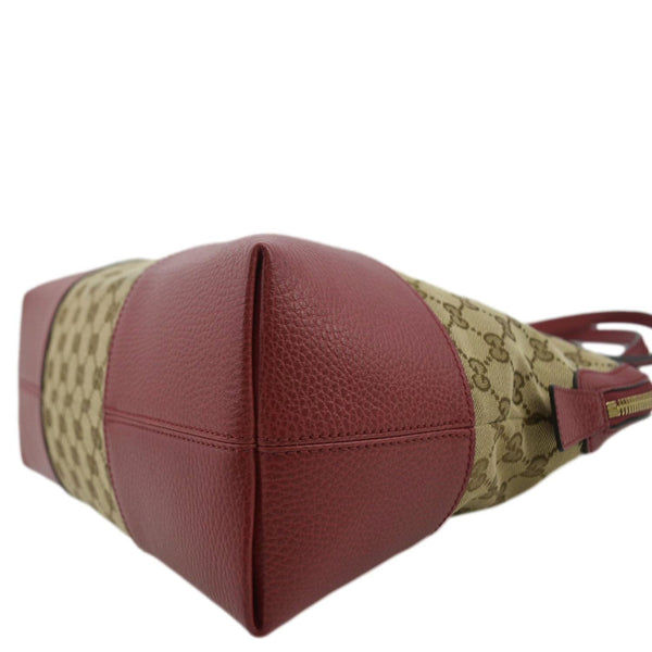 GUCCI Bree Dome GG Canvas Shoulder Bag Beige 449243