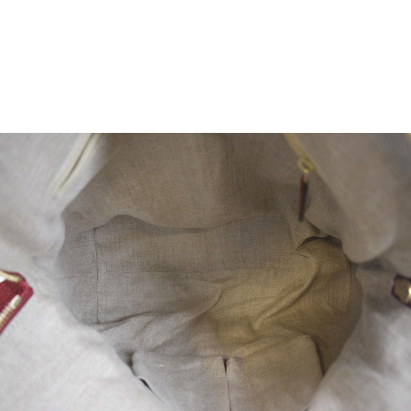 GUCCI Bree Dome GG Canvas Shoulder Bag Beige 449243