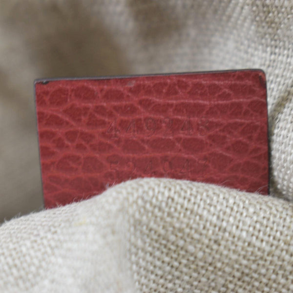 GUCCI Bree Dome GG Canvas Shoulder Bag Beige 449243