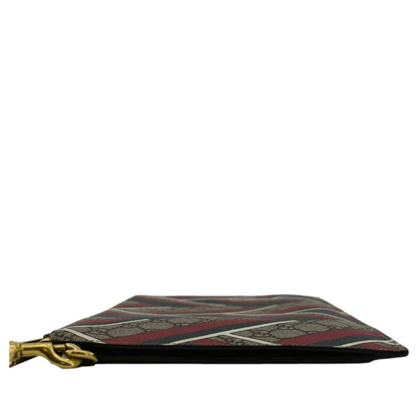 GUCCI Zipped Medium GG Printed Canvas Pouch Beige 429225