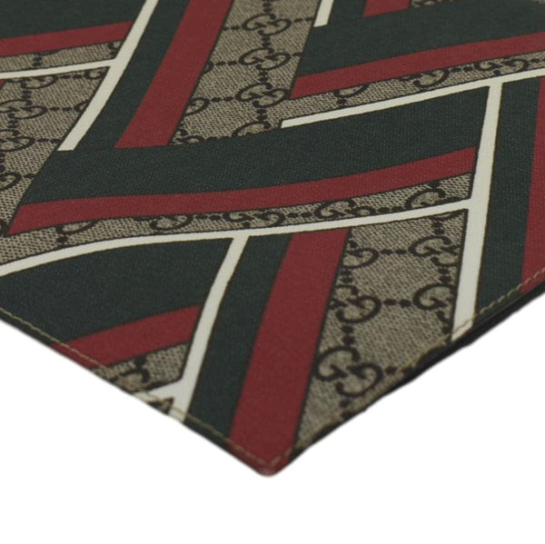 GUCCI Zipped Medium GG Printed Canvas Pouch Beige 429225