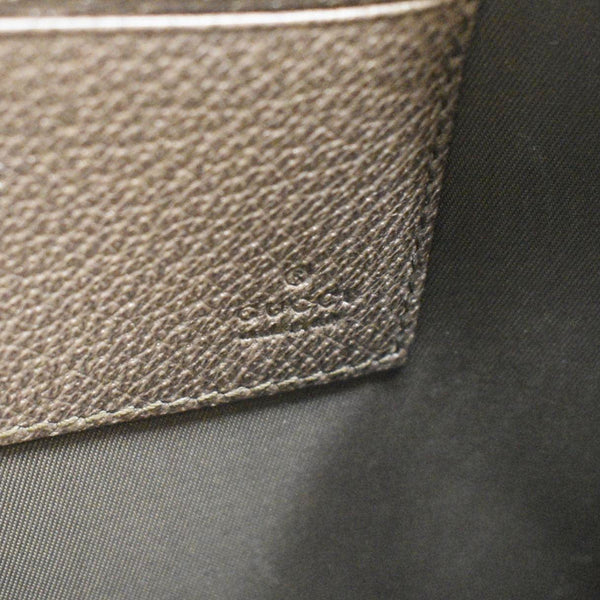 GUCCI Zipped Medium GG Printed Canvas Pouch Beige 429225