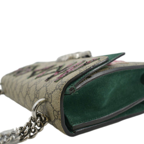 GUCCI Modern Dionysus Medium GG Supreme Monogram Shoulder Bag Beige 403348