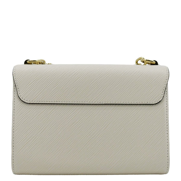 LOUIS VUITTON Twist Flower Epi Leather Chain Shoulder Bag Off White