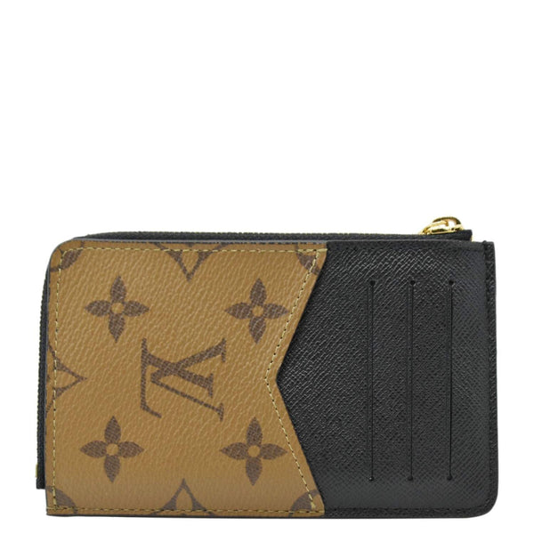 LOUIS VUITTON Recto Verso Monogram Reverse Card Holder Brown