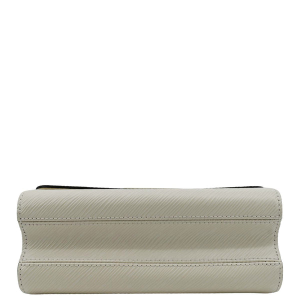 LOUIS VUITTON Twist Flower Epi Leather Chain Shoulder Bag Off White