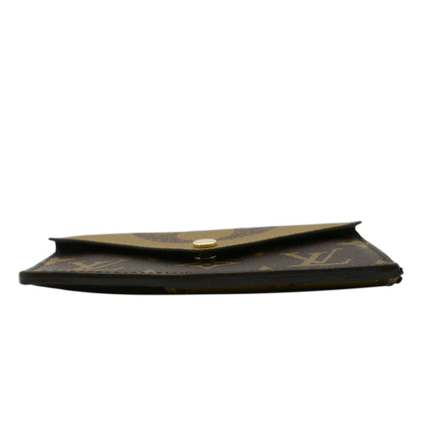 LOUIS VUITTON Recto Verso Monogram Reverse Card Holder Brown