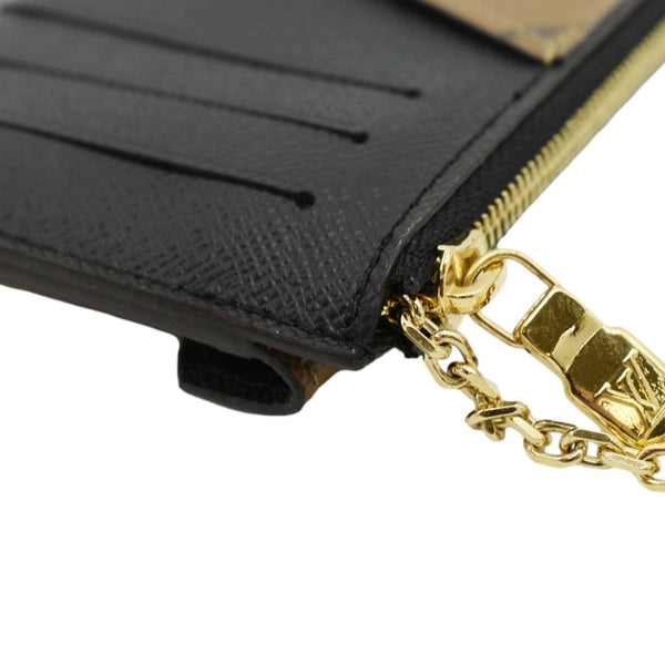 LOUIS VUITTON Recto Verso Monogram Reverse Card Holder Brown