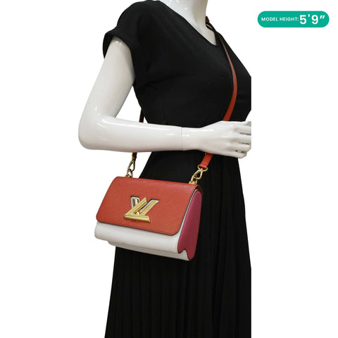 LOUIS VUITTON Twist PM Epi Leather Crossbody Bag Bicolor