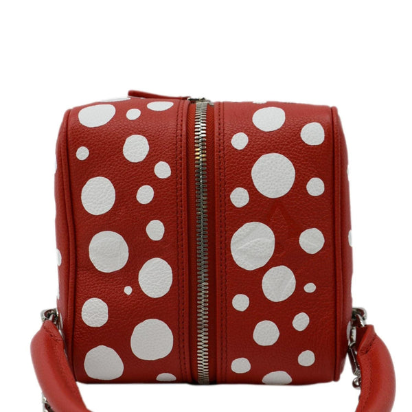 LOUIS VUITTON Monogram Leather Shoulder Bag Red upper look