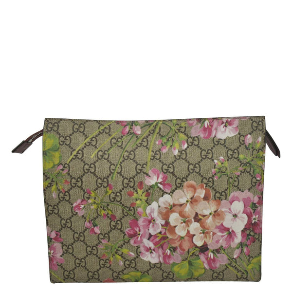 GUCCI GG Supreme Monogram Bloom bag Multicolor/Dry Rose with back view
