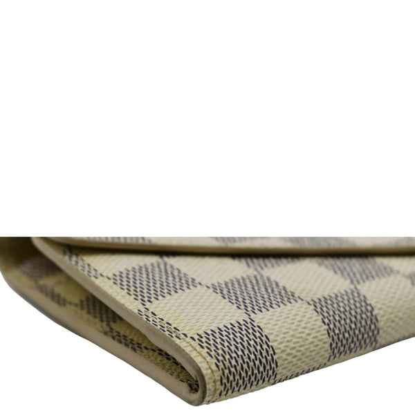 LOUIS VUITTON Josephine Damier Azur Wallet White