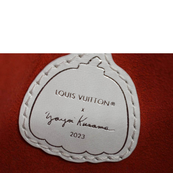 LOUIS VUITTON x YAYOI Kusama Square Overseas Monogram Leather Shoulder Bag Red