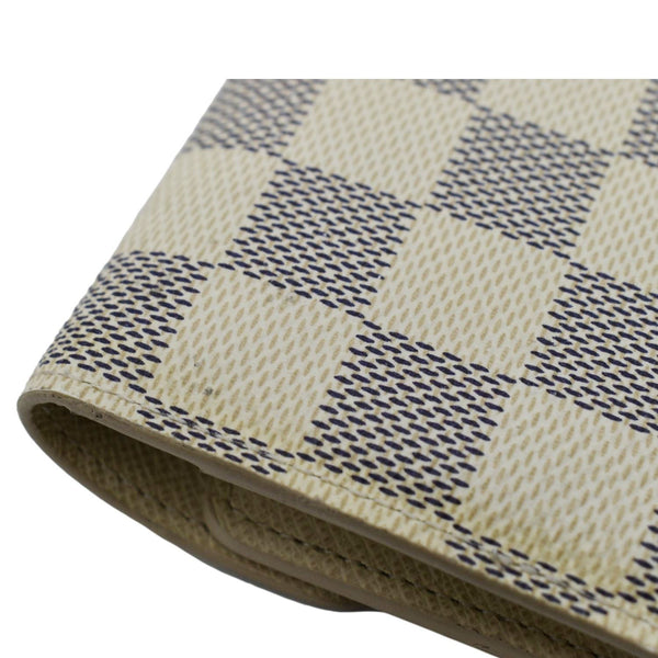 LOUIS VUITTON Josephine Damier Azur Wallet White