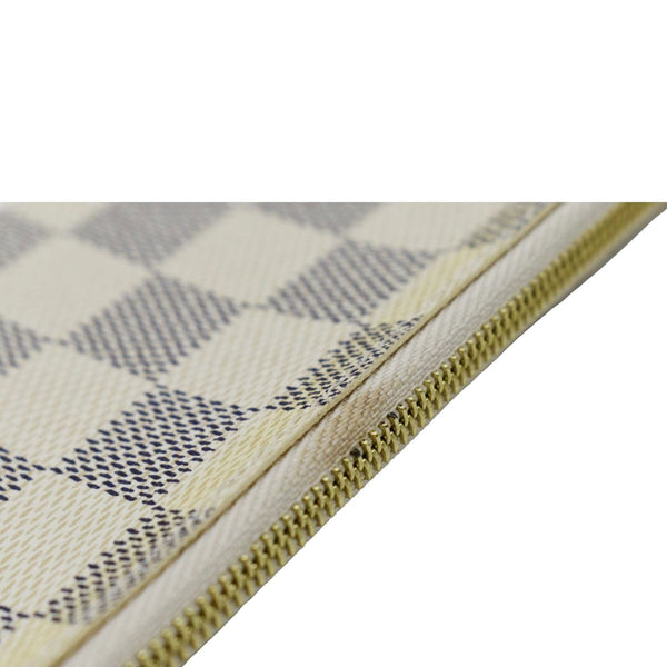 LOUIS VUITTON Josephine Damier Azur Wallet White