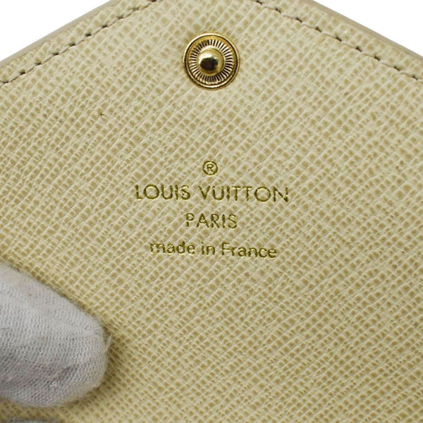 LOUIS VUITTON Josephine Damier Azur Wallet White