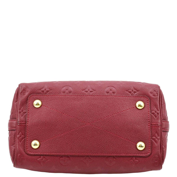 LOUIS VUITTON Speedy 25 Bandouliere Monogram Empreinte Crossbody Bag Fuchsia