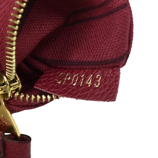 LOUIS VUITTON Speedy 25 Bandouliere Monogram Empreinte Crossbody Bag Fuchsia