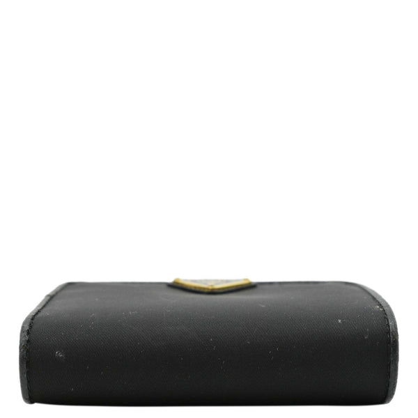 PRADA Nylon Zip Around Wallet Black