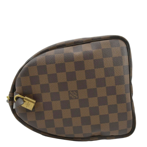 LOUIS VUITTON Speedy 35 Damier Ebene Satchel Bag Brown