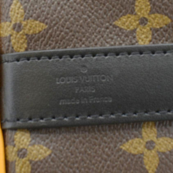 LOUIS VUITTON Keepall 25 Bandouliere Monogram Macassar Canvas Crossbody Bag Brown