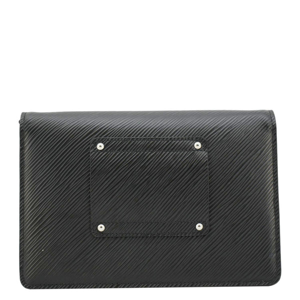 LOUIS VUITTON Twist Epi Leather Chain Black Shoulder Bag back look