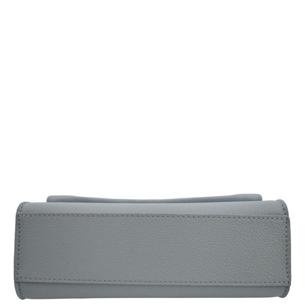 LOUIS VUITTON Mylockme Calf Leather Chain Shoulder Bag Light Blue