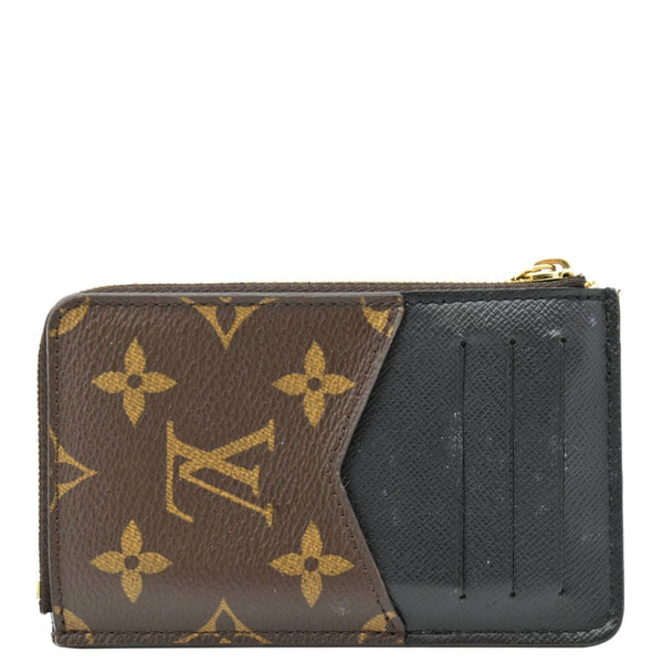 LOUIS VUITTON Monogram Canvas Recto Verso Card Holder Brown