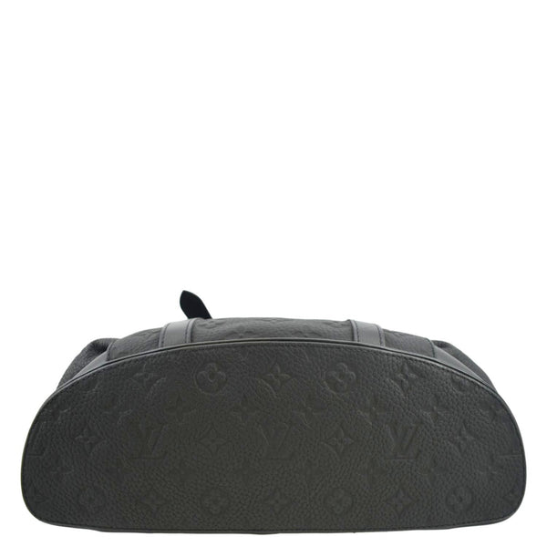 LOUIS VUITTON Christopher PM Monogram Taurillon Leather Backpack Bag Black