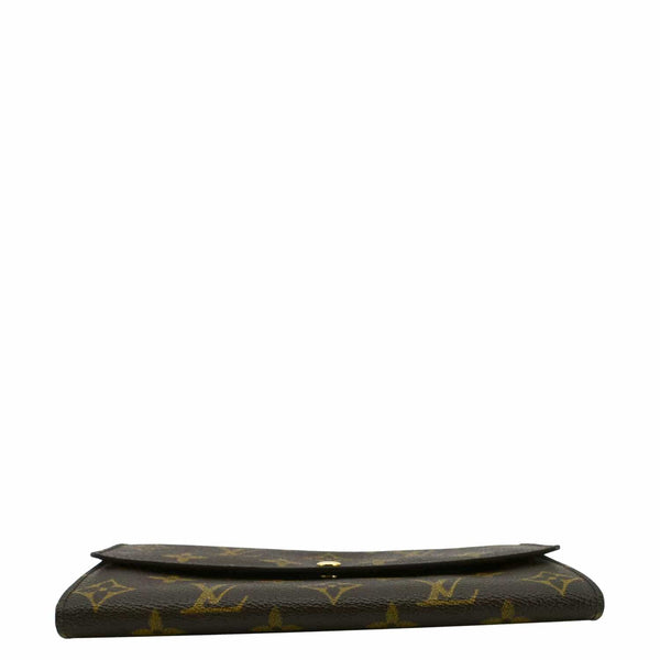 LOUIS VUITTON Sarah Vintage Monogram Canvas Wallet Brown