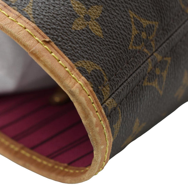 LOUIS VUITTON Neverfull GM Monogram Canvas Shoulder Bag Fuchsia