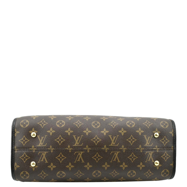 LOUIS VUITTON Popincourt NM Monogram Canvas Tote Bag Brown