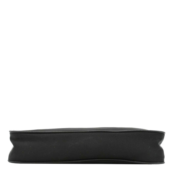 PRADA Small Tessuto Saffiano Chain Crossbody Bag Black