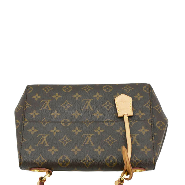 LOUIS VUITTON Cluny BB Monogram Canvas Shoulder Bag Brown