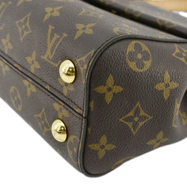 LOUIS VUITTON Cluny BB Monogram Canvas Shoulder Bag Brown