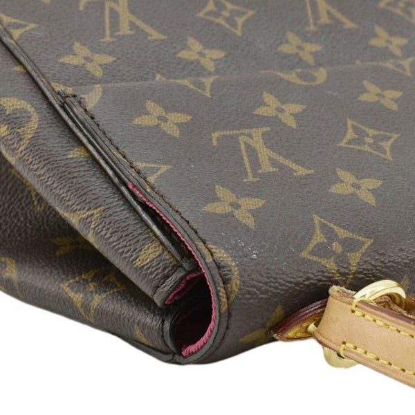 LOUIS VUITTON Cluny BB Monogram Canvas Shoulder Bag Brown