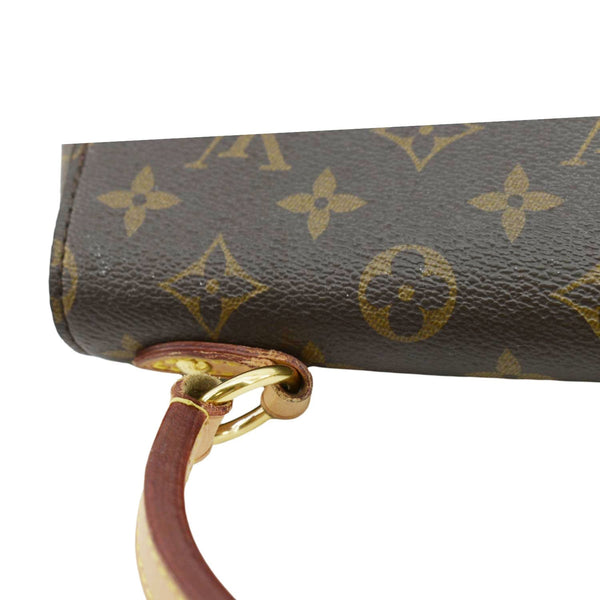 LOUIS VUITTON Cluny BB Monogram Canvas Shoulder Bag Brown