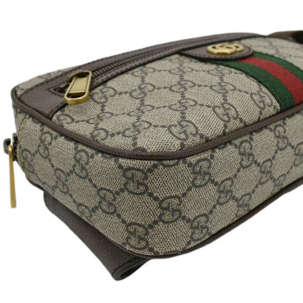 GUCCI Ophidia GG Supreme Canvas Belt Bag Beige 574796