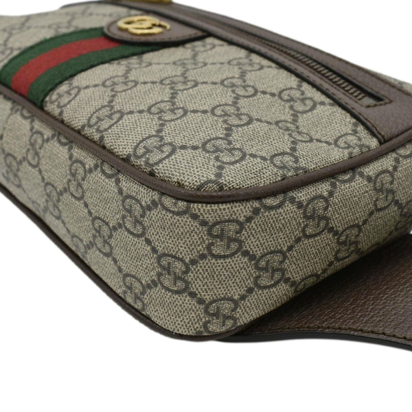 GUCCI Ophidia GG Supreme Canvas Belt Bag Beige 574796