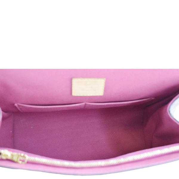 LOUIS VUITTON Cluny BB Monogram Canvas Shoulder Bag Brown