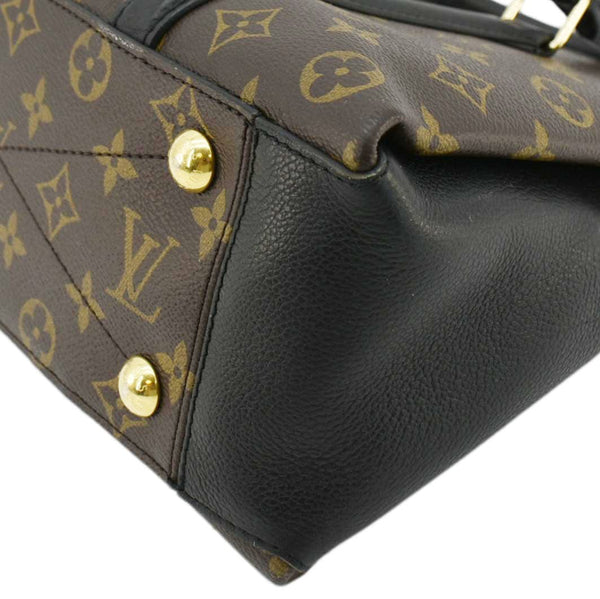 LOUIS VUITTON Soufflot BB Monogram Canvas Shoulder Bag Black
