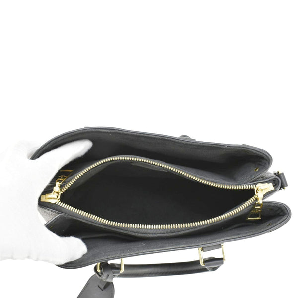 LOUIS VUITTON Soufflot BB Monogram Canvas Shoulder Bag Black