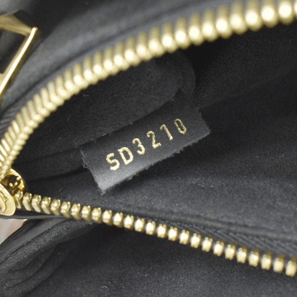 LOUIS VUITTON Soufflot BB Monogram Canvas Shoulder Bag Black