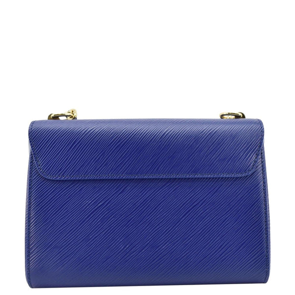 LOUIS VUITTON Twist MM Epi grained leather Shoulder Bag Dot Blue