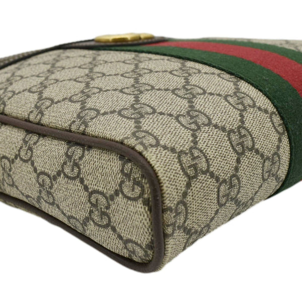 GUCCI Ophidia Small GG Canvas Messenger Bag Beige 547926
