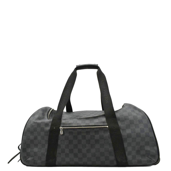 LOUIS VUITTON Damier Graphite Rolling Travel Bag Black front